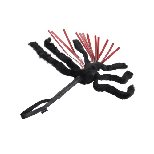 Flogger de Piel Sintética Saffron para Juegos Sensoriales