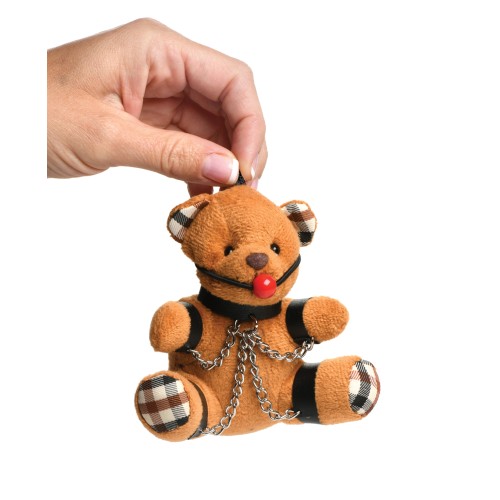 Master Series Gagged Teddy Bear Keychain