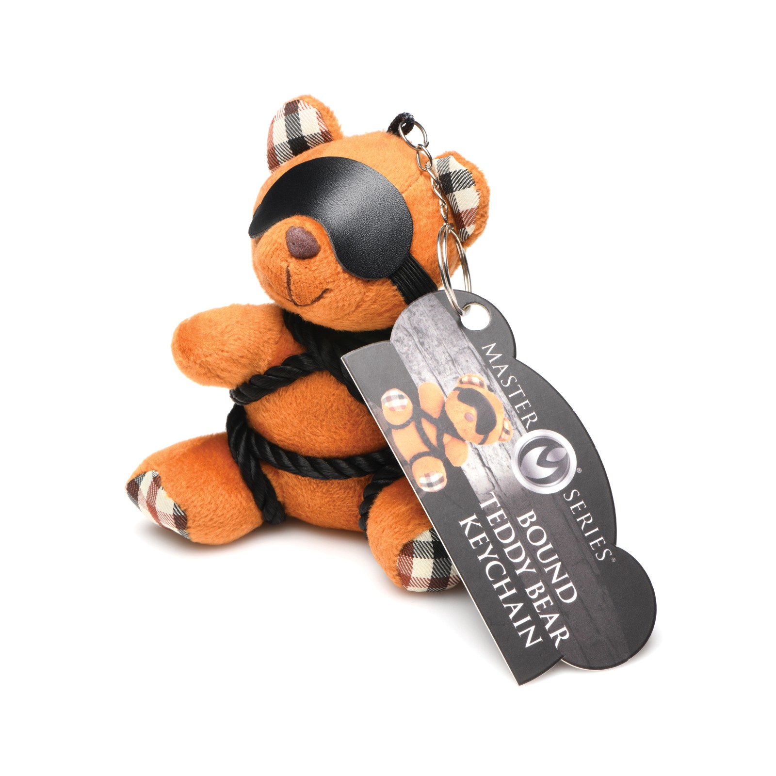 Master Series Bound Teddy Bear Keychain - Kinky Gift