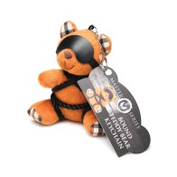 Master Series Bound Teddy Bear Keychain - Kinky Gift