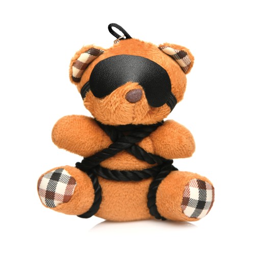 Master Series Bound Teddy Bear Keychain - Kinky Gift