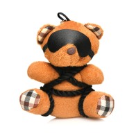 Master Series Bound Teddy Bear Keychain - Kinky Gift