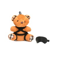 Master Series Bound Teddy Bear Keychain - Kinky Gift