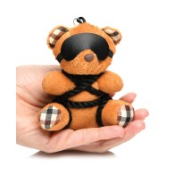 Master Series Bound Teddy Bear Keychain - Kinky Gift