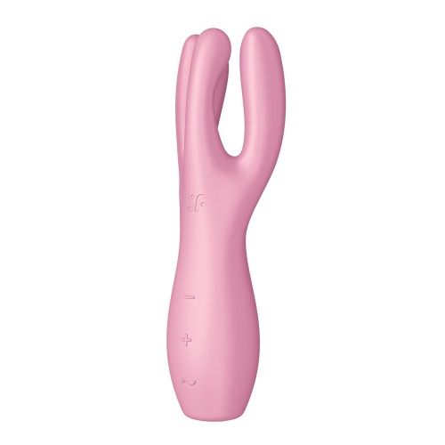 Satisfyer Threesome 3 Vibrator - Pink