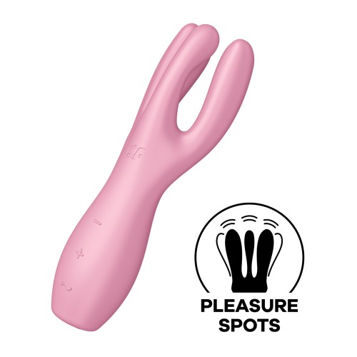 Vibrador Satisfyer Threesome 3 - Rosa