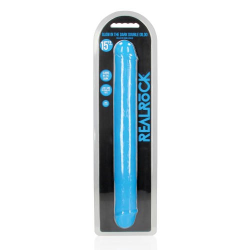 Dildo Doble Glow in the Dark 15" - Placer Vibrante