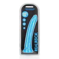 Dildo Slim Glow in the Dark RealRock 10"