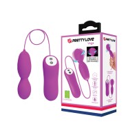 Pretty Love Vega Rotating Head Mini Wand Fuchsia