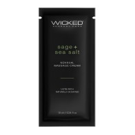 Crema de Masaje Wicked Sensual Care Sage y Sal Marina - .34 oz