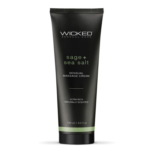 Crema de Masaje Wicked Sensual Care Salvia y Sal del Mar