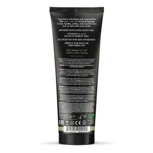 Wicked Sensual Care Sage & Sea Salt Massage Cream