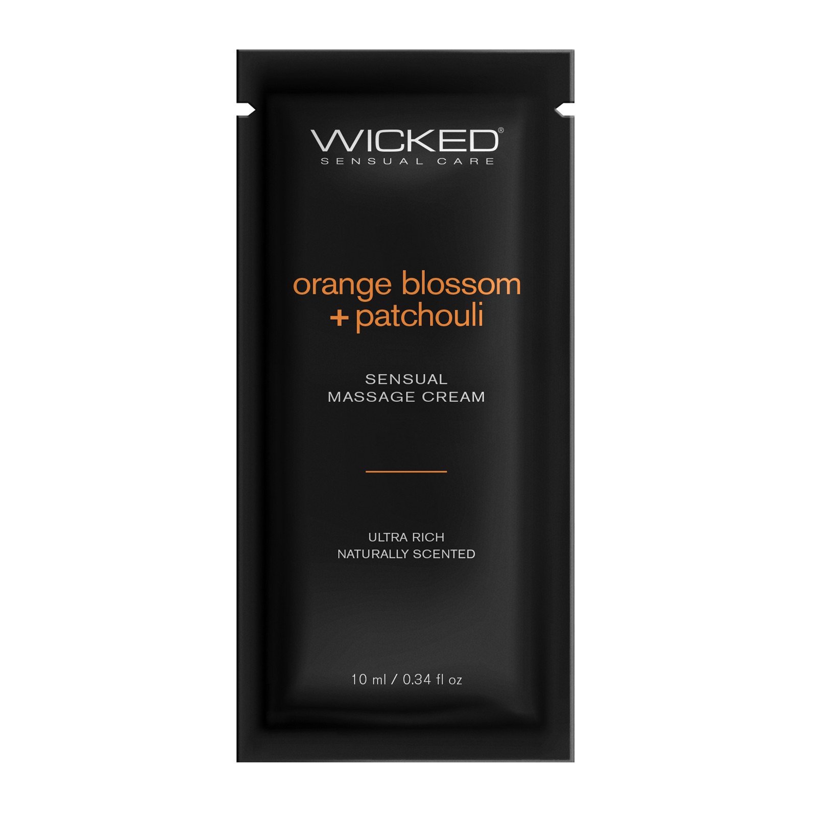 Crema de Masaje Wicked Sensual Care Flor de Naranja y Pachulí 0.34 oz