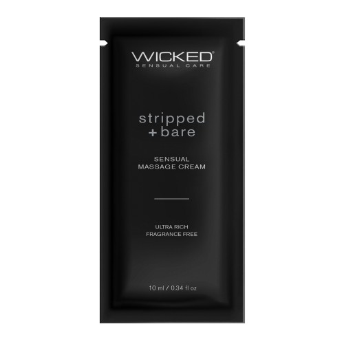 Wicked Sensual Care Unscented Massage Cream