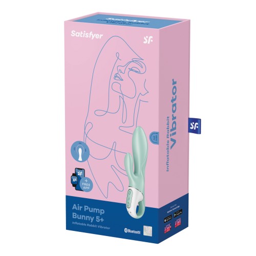 Satisfyer Air Pump Bunny 5+ - Menta