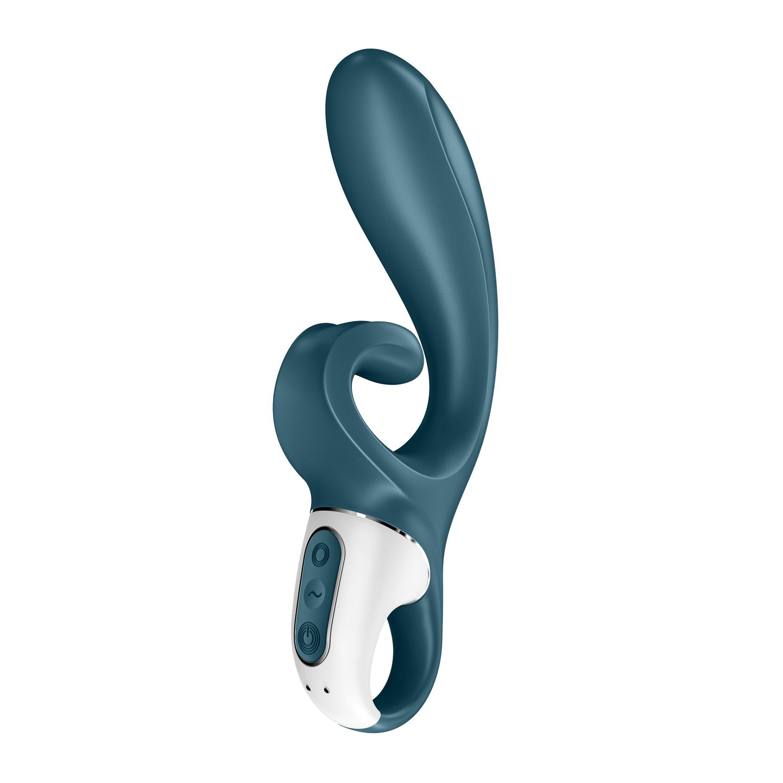 Satisfyer Hug Me - Vibrador Azul Grisáceo para Estimulación Dual