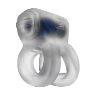 Anillo Vibrador Hunkyjunk Revhammer - Hielo Claro Azul