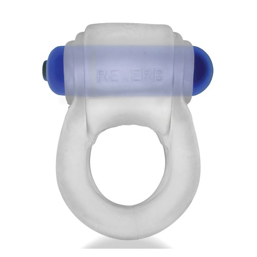 Cock Ring Hunkyjunk Revring con Vibrador Claro/Azul