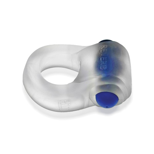 Cock Ring Hunkyjunk Revring con Vibrador Claro/Azul