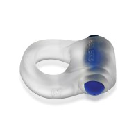 Cock Ring Hunkyjunk Revring con Vibrador Claro/Azul