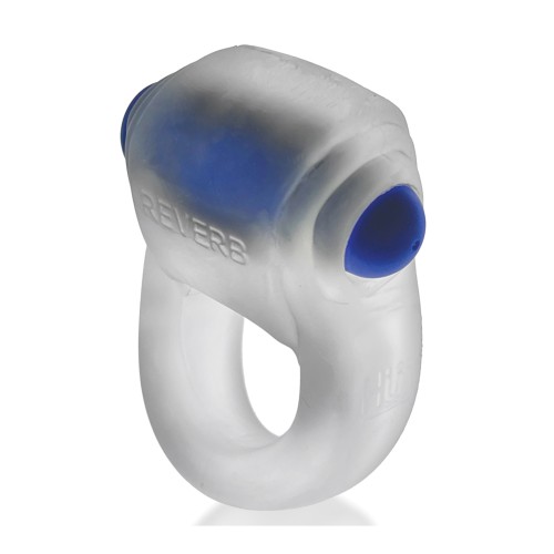 Cock Ring Hunkyjunk Revring con Vibrador Claro/Azul