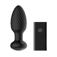 Nexus Tornado Rotating and Vibrating Small Butt Plug Black