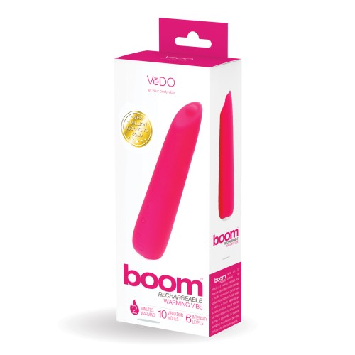 VeDO Boom Vibrador Ultra Potente Recargable - Rosa