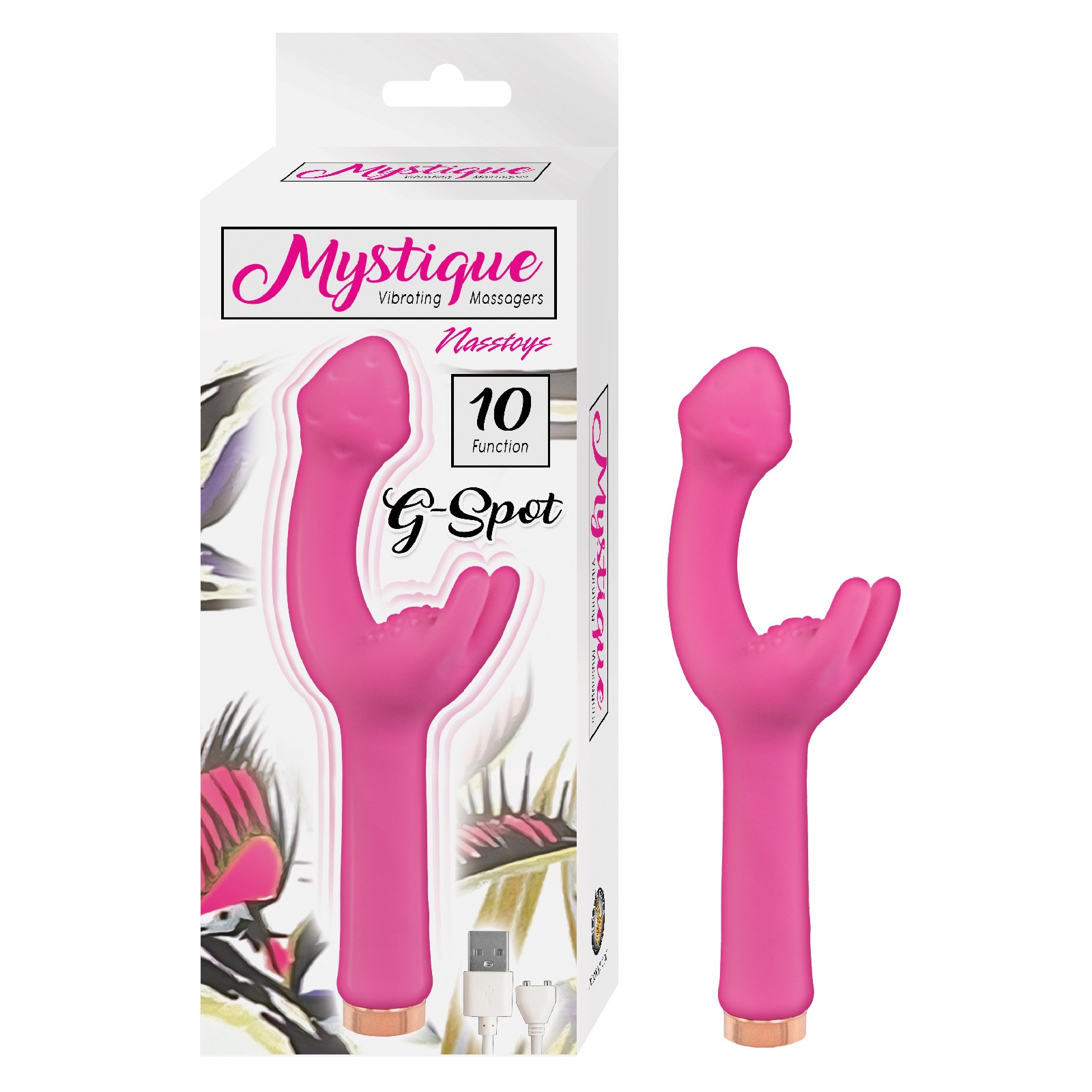 Masajeador Vibrante G Spot Mystique Rosa