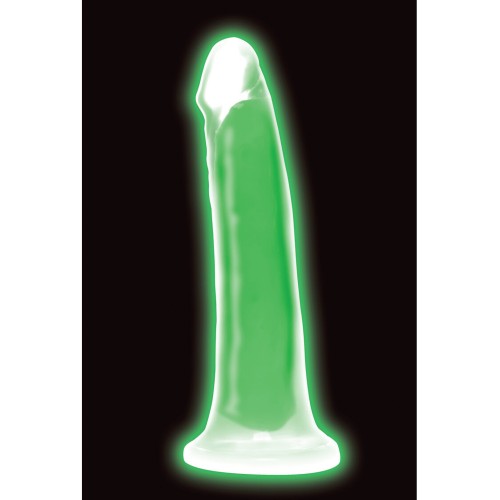 Dildo de Silicona de 7" Brilla en la Oscuridad