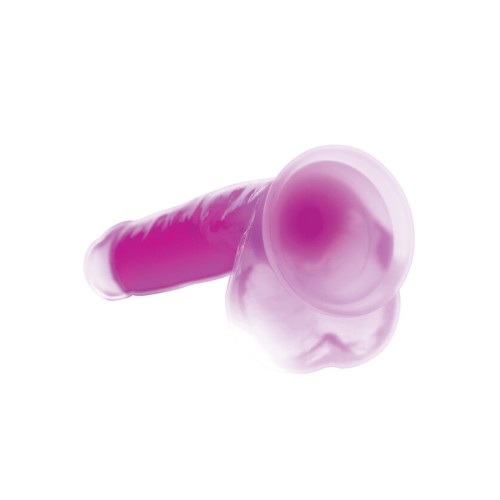 Curve Toys Lollicock 7 Inch Glow Dildo Purple