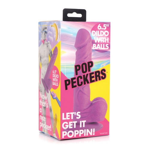 Dildo Pop Peckers de 6.5" para Experiencias Emocionantes