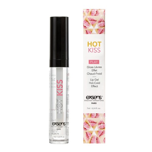 EXSENS Brillo Labial Hot Kiss Sabor Fresa - Sensación Divertida