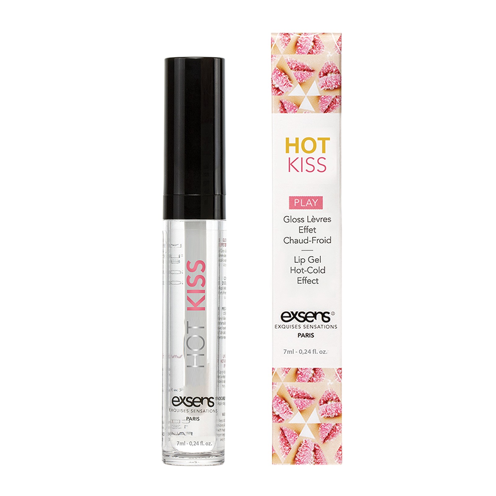 EXSENS Brillo Labial Hot Kiss Sabor Fresa - Sensación Divertida