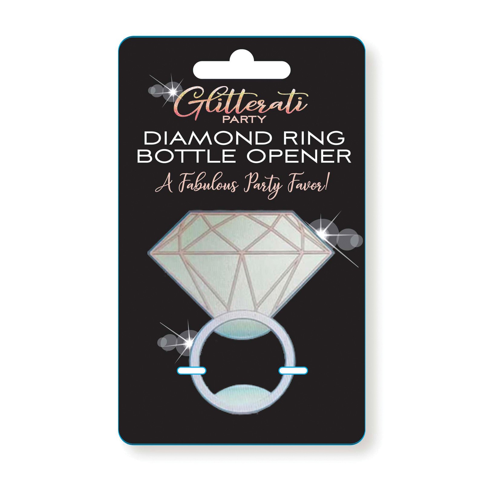 Abridor de Botellas en Forma de Anillo de Diamante Glitterati