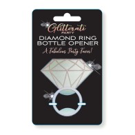 Abridor de Botellas en Forma de Anillo de Diamante Glitterati