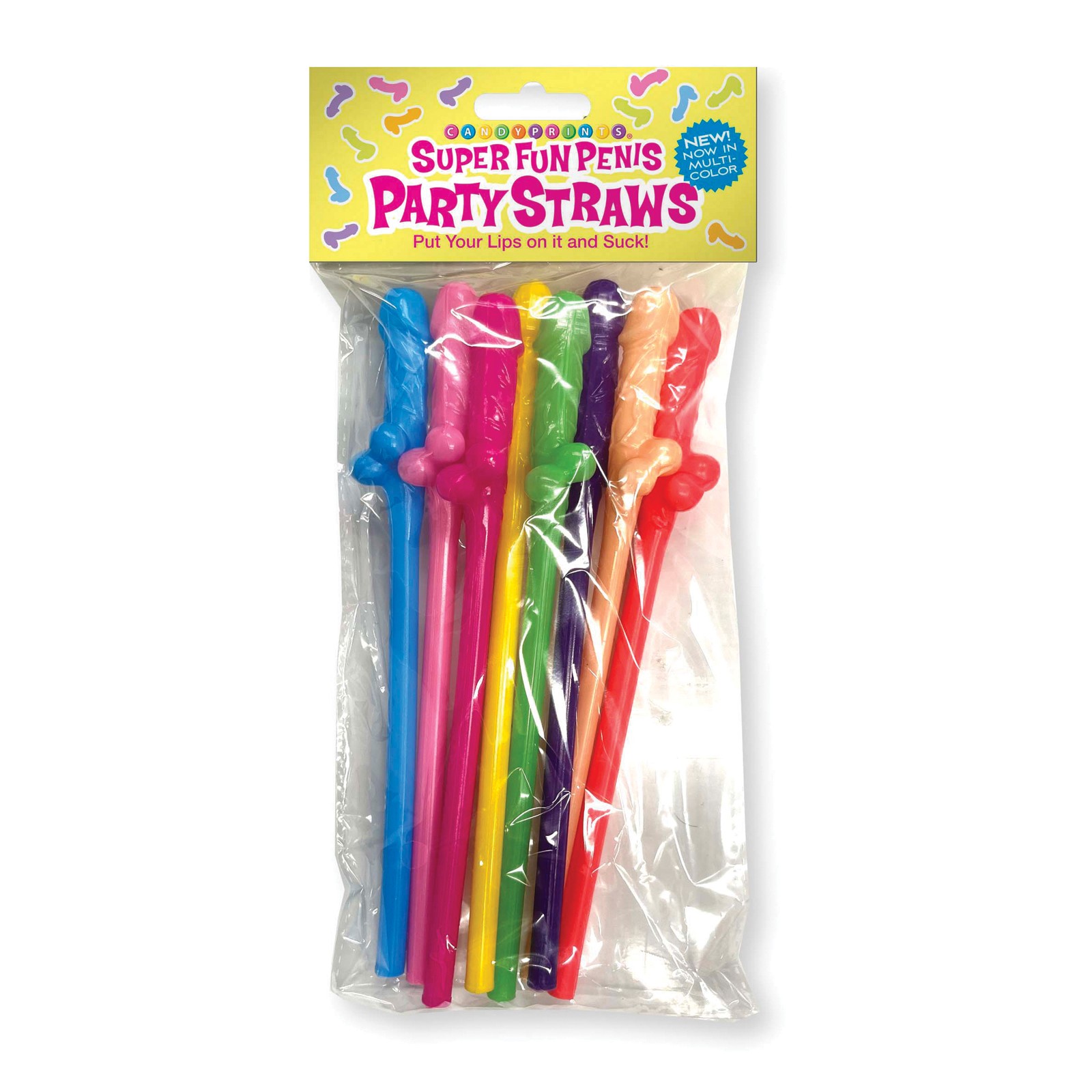 Super Fun Penis Party Straws - Pack of 8