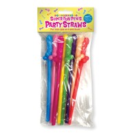 Popotes de Fiesta en Forma de Pene - Pack de 8