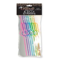 Glitterati Silly Penis Straws Set