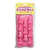 Molde de Silicona de Pene Super Divertido para Delicias Creativas