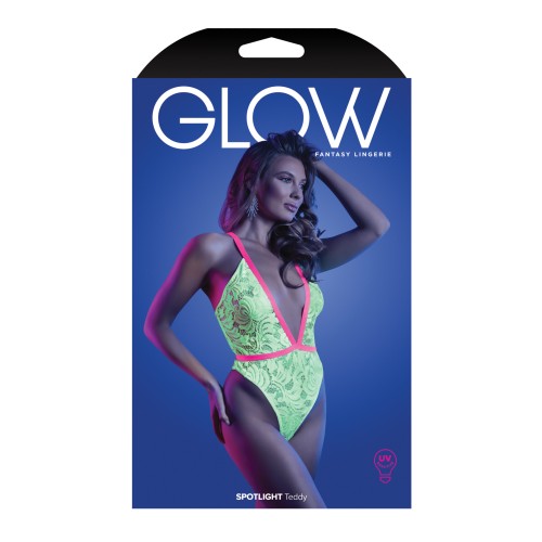 Glow Spotlight Teddy Neon Chartreuse