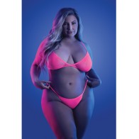 Medias Suspensoras Glow Come Alive Bralette G-String Multi Color