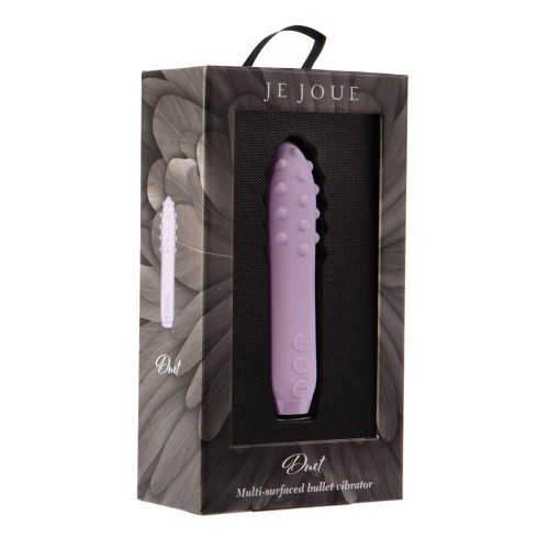 Vibrador Bullet Je Joue Duet en Lila para un Placer Supremo