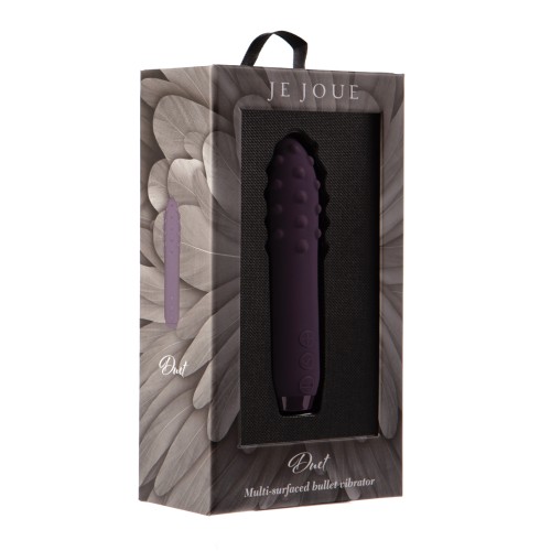 Vibrador Je Joue Duet Bullet - Púrpura