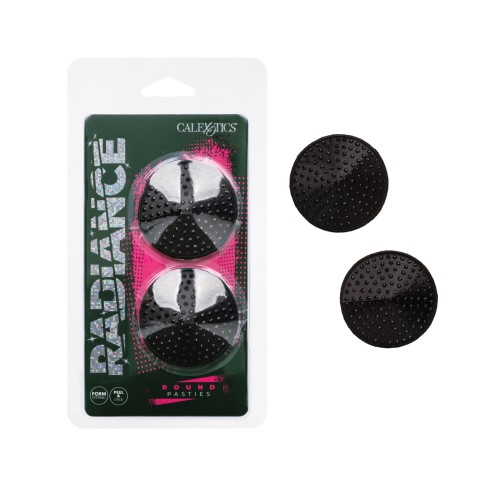 Radiance Round Pasties - Black