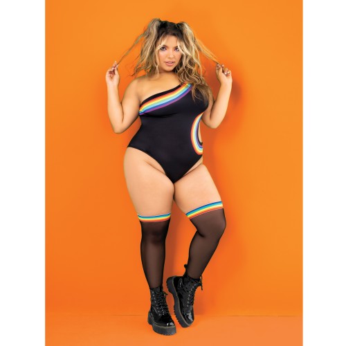 Pride Cut Out Bodysuit 3X/4X