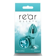 Teal Rear Assets Small Anal Toy for Pleasure