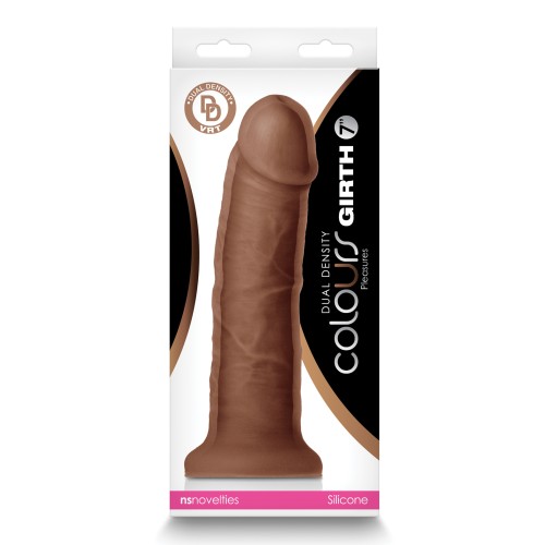 Dildo Dual Density 7" Marrón