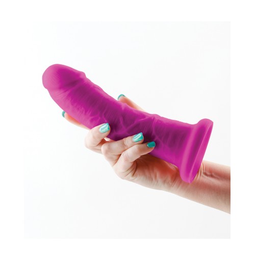 Colours Dual Density 7 Inch Dildo - Purple