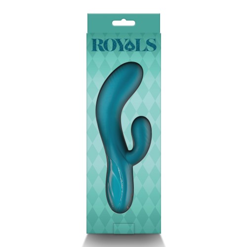 Royals Regent Metallic Green Rechargeable Vibrator