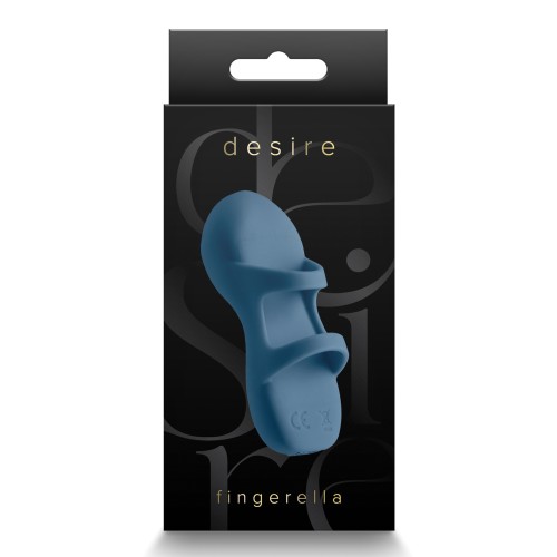 Desire Fingerella Azul Marino Masajeador Flexible